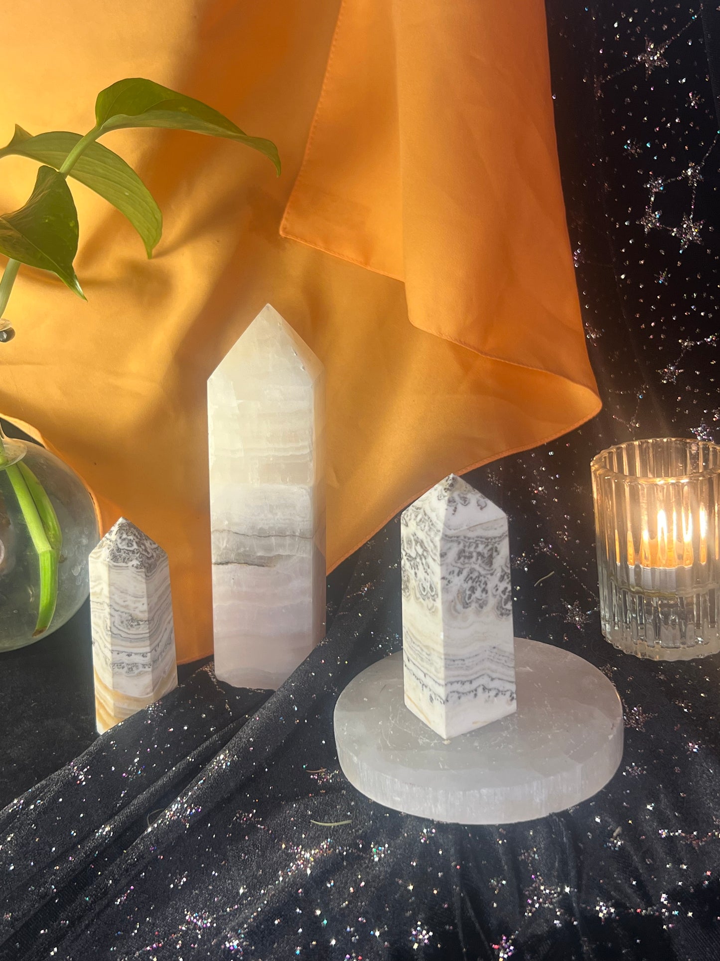 Dendritic Calcite Tower