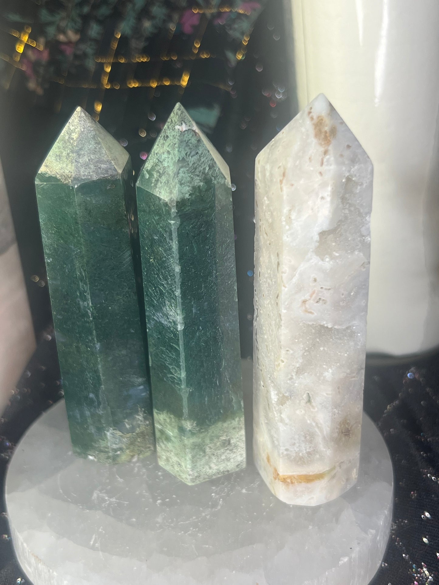 Moss Agate Towers