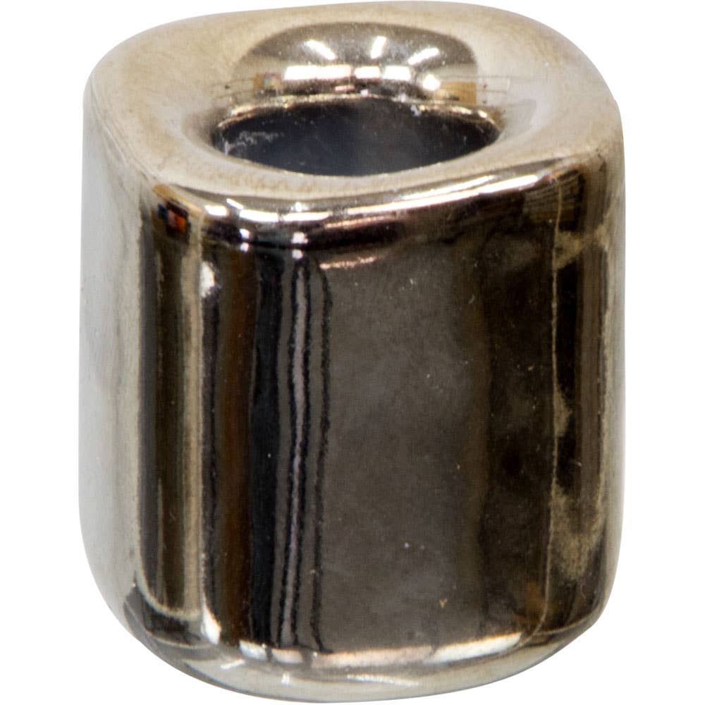 Ceramic Chime Candle Holder - Silver