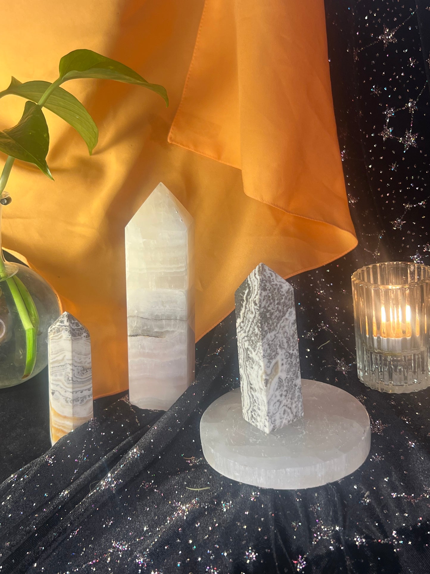 Dendritic Calcite Tower