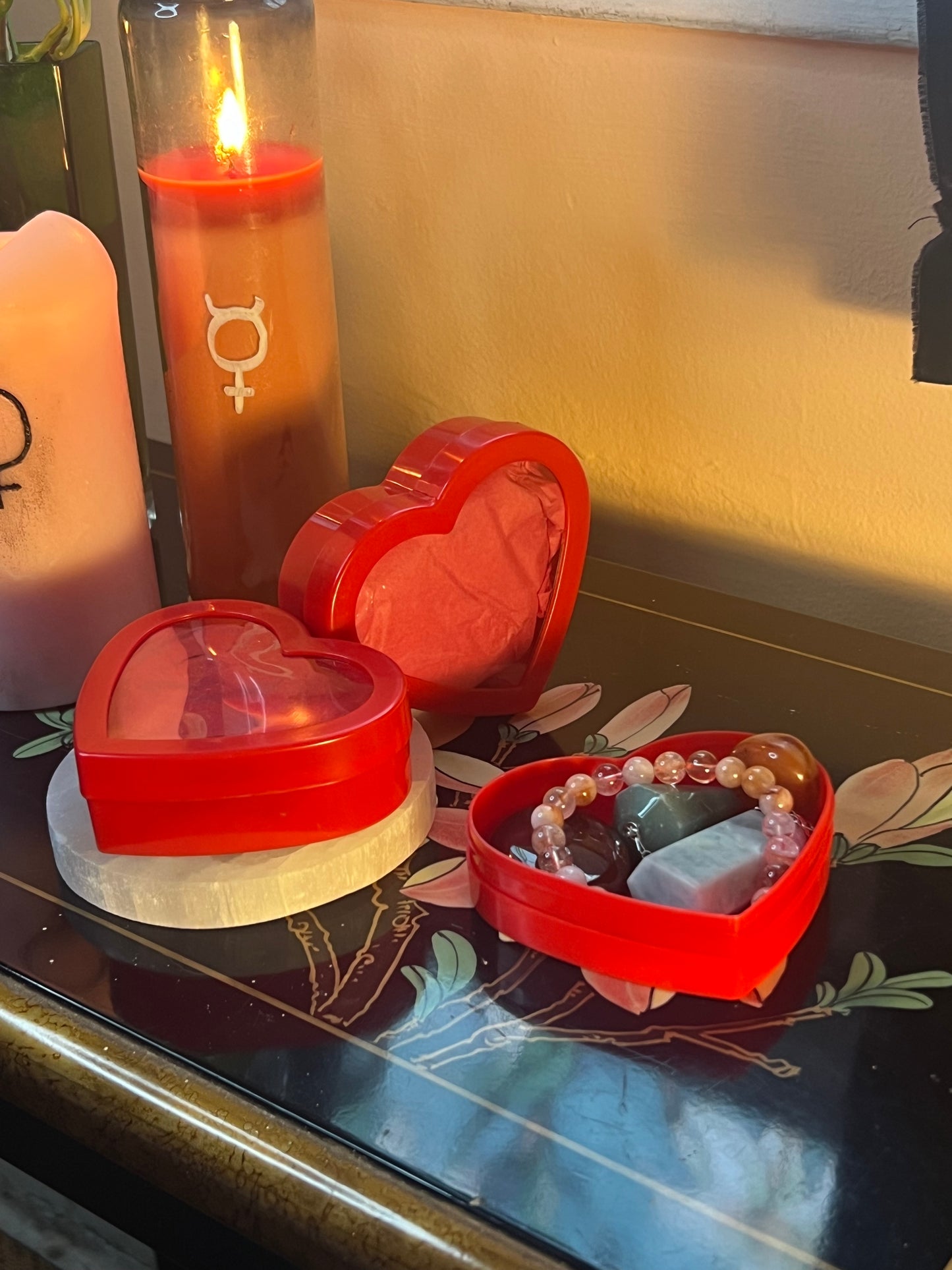 Valentines Day Crystal Mystery Box - Crystal Candy Box, Crystal Gift Box