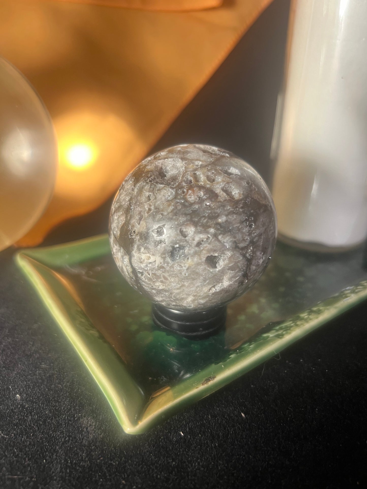 Druzy Quartz Sphere B