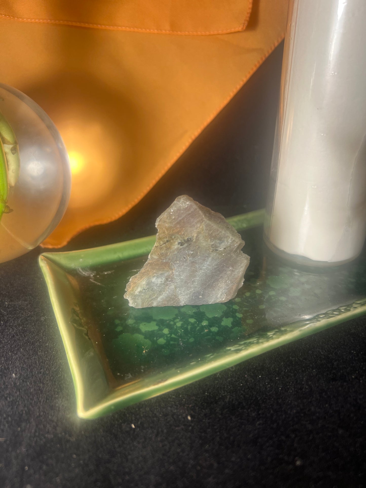 Pink Labradorite Slab