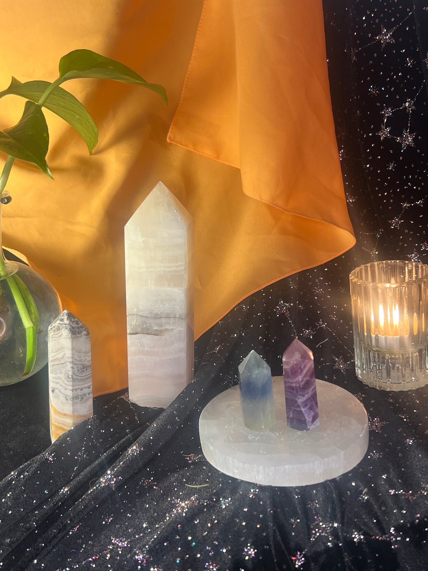 Small Fluorite Towers