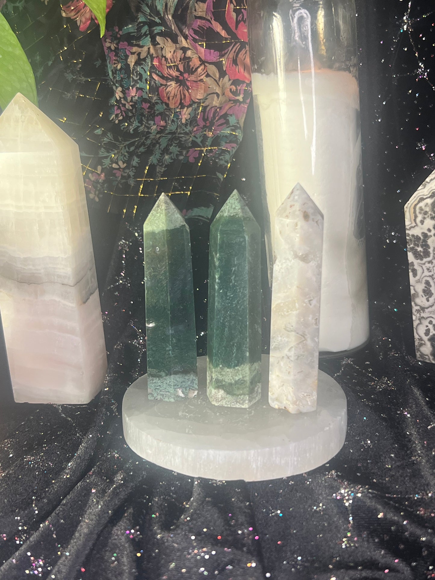 Moss Agate Towers
