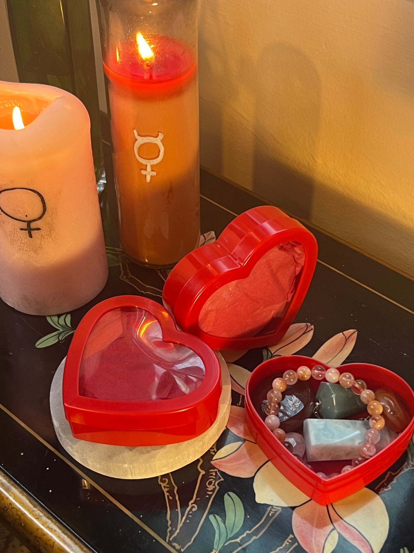 Valentines Day Crystal Mystery Box - Crystal Candy Box, Crystal Gift Box