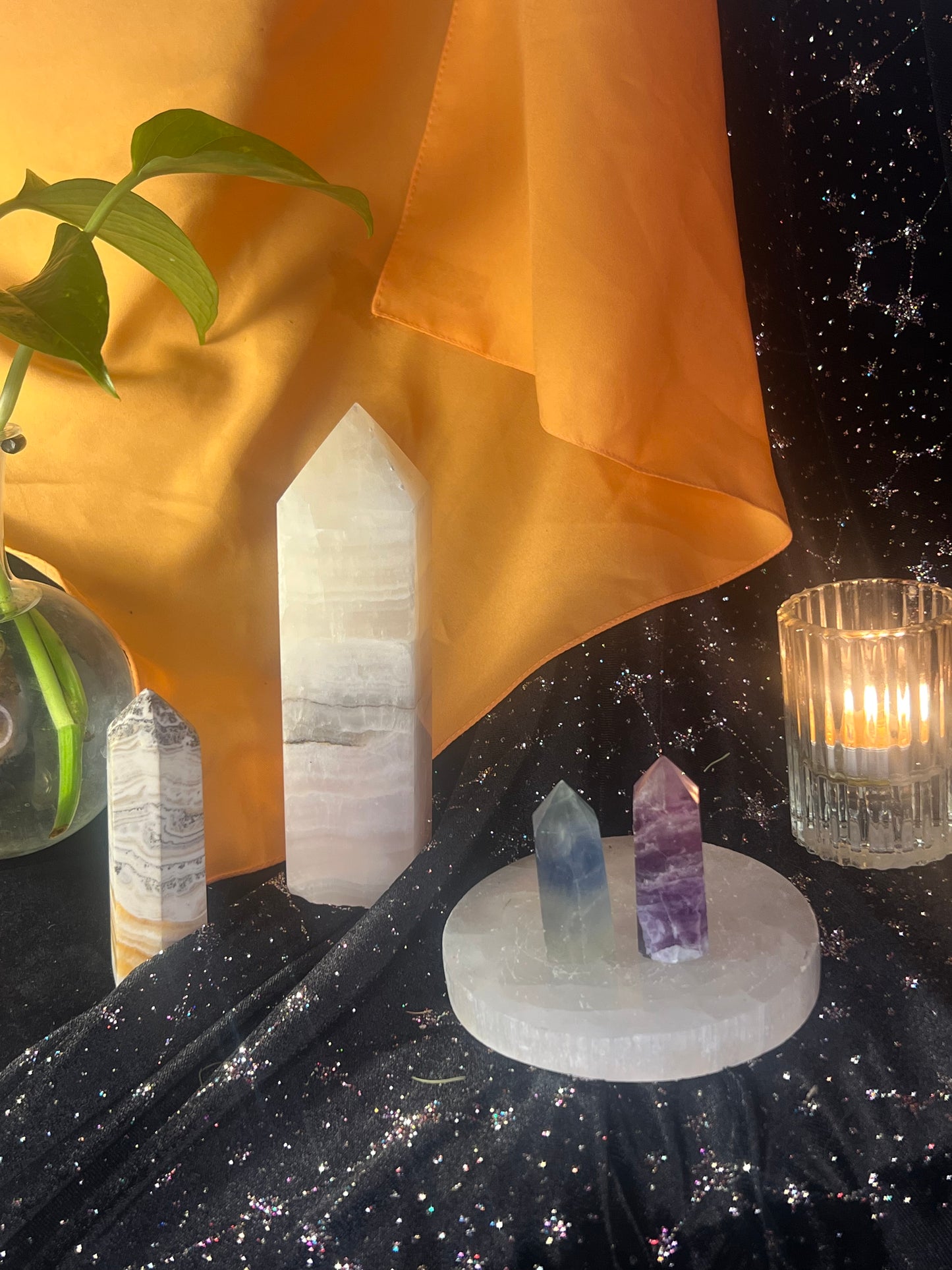 Small Fluorite Towers