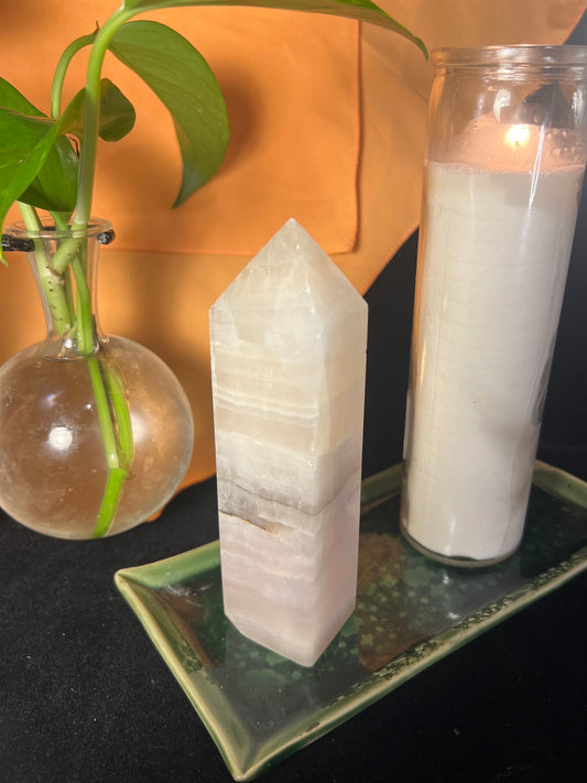 Banded Calcite Tower