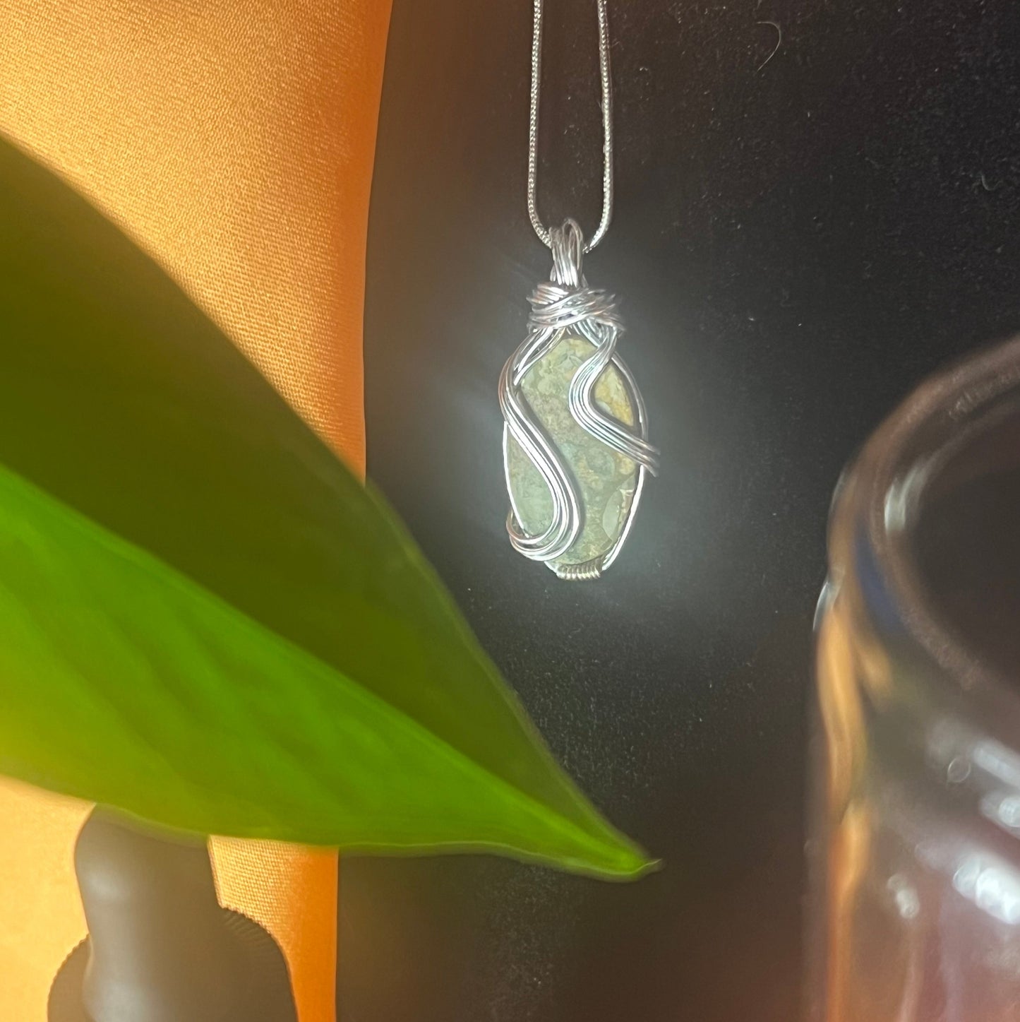 Rainforest Jasper Pendant