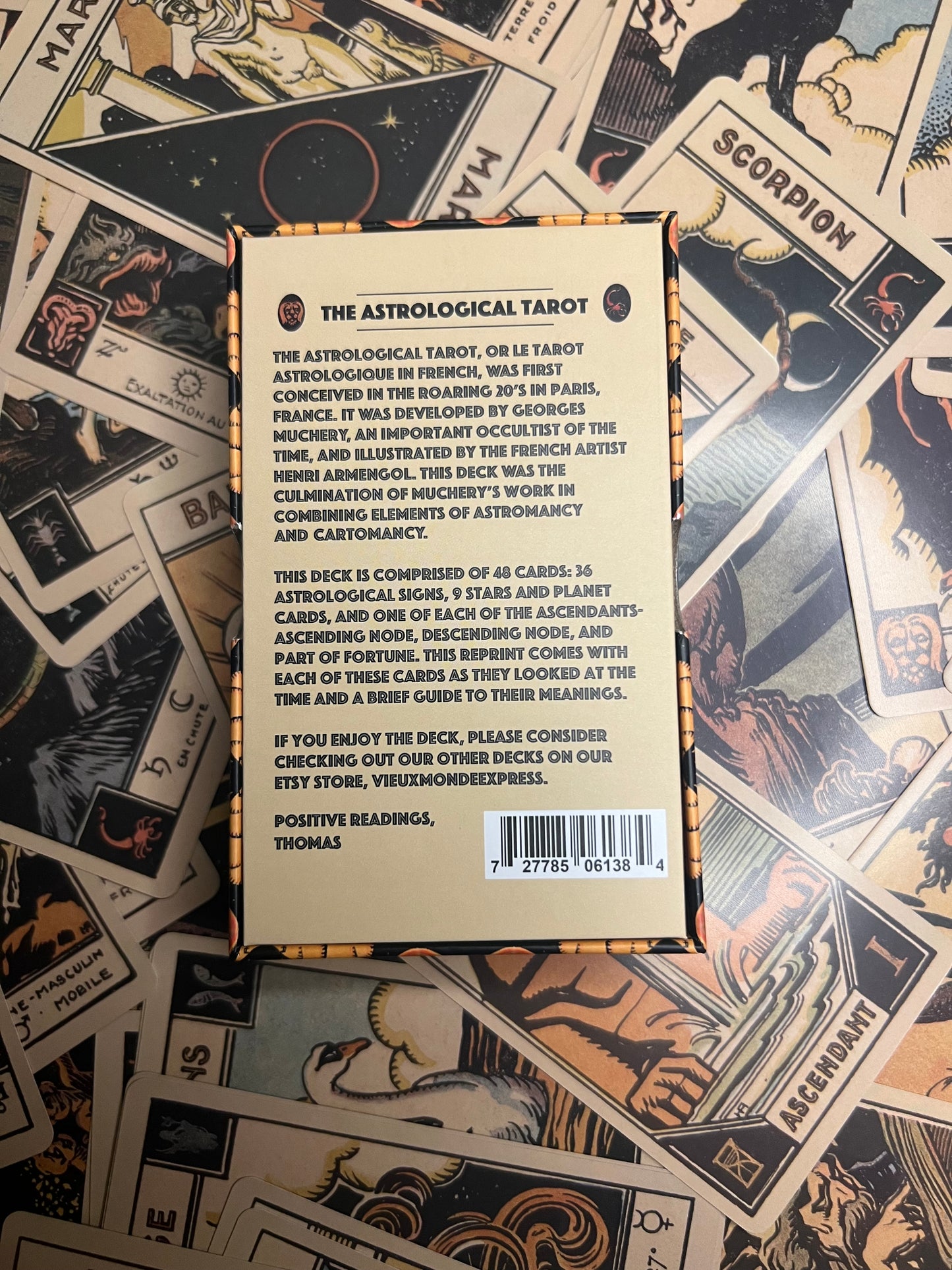 Astrological Tarot Deck with Guidebook