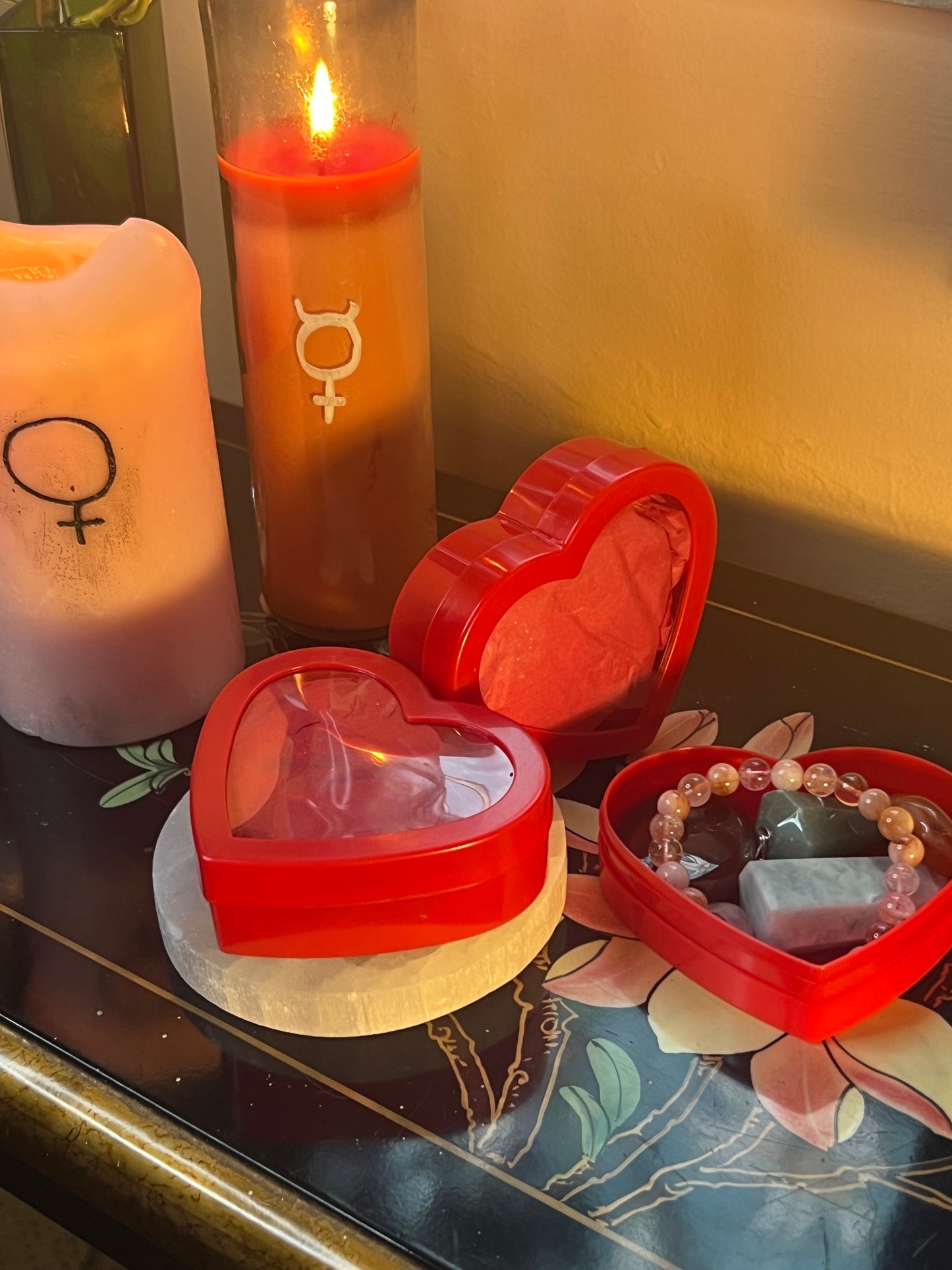 Valentines Day Crystal Mystery Box - Crystal Candy Box, Crystal Gift Box