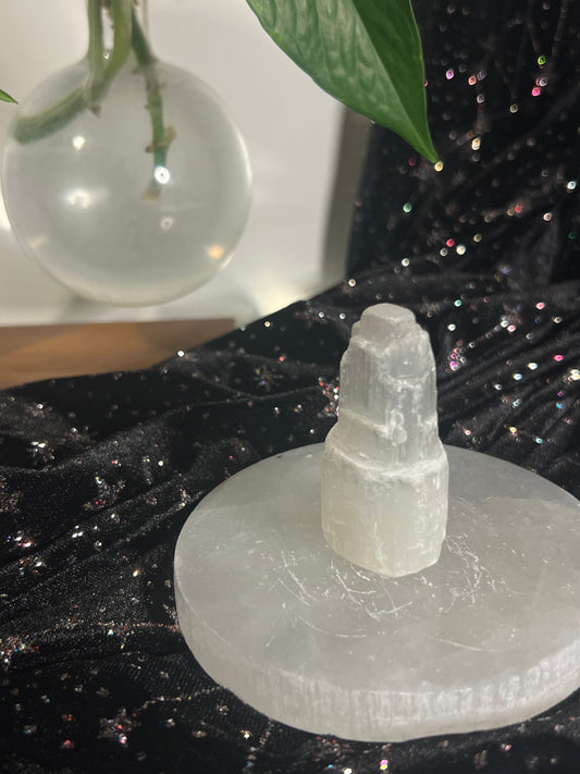 Mini Selenite Obelisk