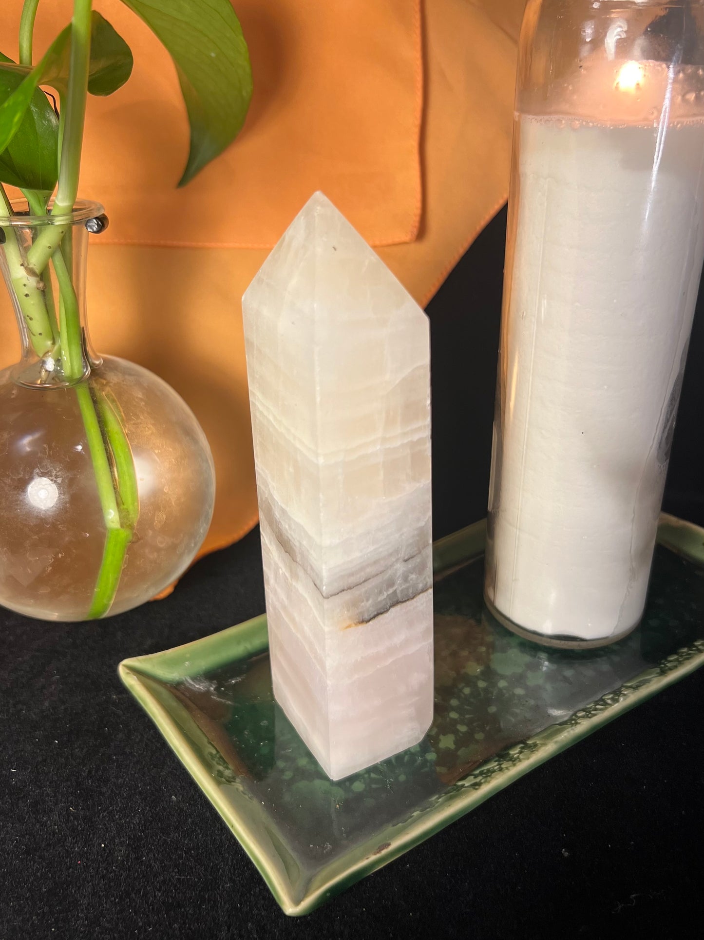 Banded Calcite Tower