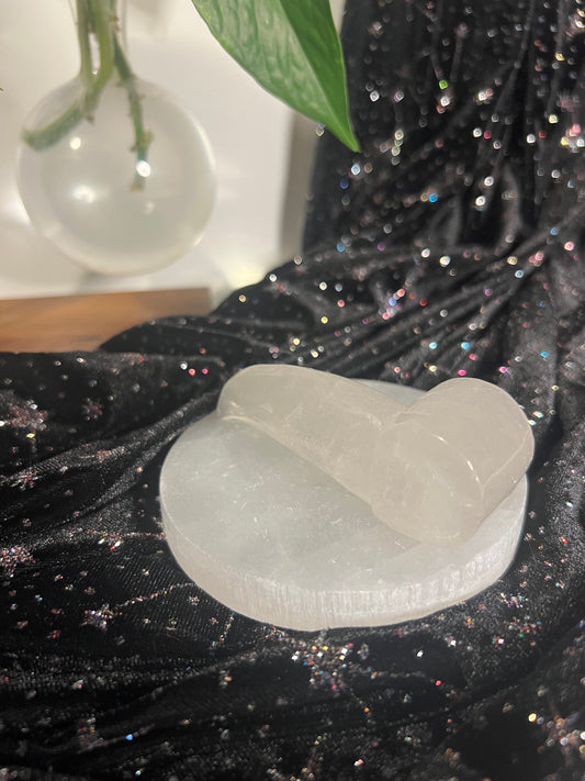 Clear Quartz Crow Skull