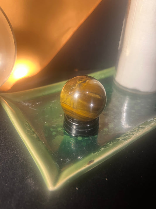 Tiger’s Eye Small Sphere